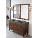 Mid-Century Walnut / Dusk Grey Glossy - 1 Faucet Hole