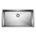 Blanco Quatrus R15 32" Super Single Bowl Undermount Stainless Steel Kitchen Sink