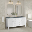 Bright White / Parisien Bleu - 3 Faucet Holes