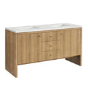 Light Natural Oak / Ethereal Noctis - 3 Faucet Holes