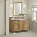 Light Natural Oak / Eternal Jasmine Pearl - 3 Faucet Holes