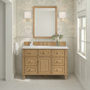 Light Natural Oak / White Zeus - 3 Faucet Holes