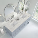 Serenity Blue / Victorian Silver - 3 Faucet Holes