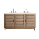 Whitewashed Walnut / White Zeus - 3 Faucet Holes