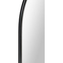 Renwil Ammar 60" Tall Oval Wall Mirror - Black