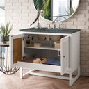 Glossy White / Parisien Bleu - 3 Faucet Holes