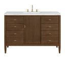 Mid-Century Walnut / Ethereal Noctis - 3 Faucet Holes
