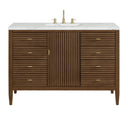 Mid-Century Walnut / Ethereal Noctis - 3 Faucet Holes