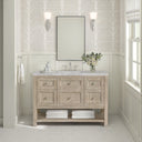 Whitewashed Oak / Victorian Silver - 3 Faucet Holes