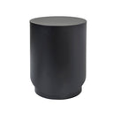 Renwil Domus Indoor Iron Sheet Indoor/Outdoor Side Table - Matte Black