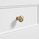 Bright White / Victorian Silver - 3 Faucet Holes