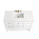 Bright White / White Zeus - 3 Faucet Holes