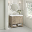 Whitewashed Oak / White Zeus - 3 Faucet Holes