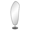 Renwil Arlon 70" Tall Irregular Mirror - Matte Black