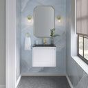 Glossy White / Charcoal Black - 1 Faucet Hole