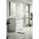 Bright White / Victorian Silver - 3 Faucet Holes
