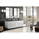 Glossy White / Charcoal Soapstone - 3 Faucet Holes