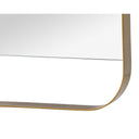 Renwil Zariyah 38" Tall Rectangle Wall Mirror - Yellow