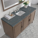 Whitewashed Walnut / Parisien Bleu - 3 Faucet Holes