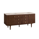 Mid-Century Walnut / Eternal Marfil - 3 Faucet Holes