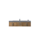 Latte Oak / Dusk Grey Glossy - 1 Faucet Hole