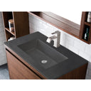 Mid-Century Walnut / Brushed Nickel / Charcoal Black - 1 Faucet Hole