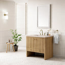 Light Natural Oak / Eternal Marfil - 3 Faucet Holes
