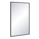 Renwil Gasel 30" Tall Rectangle Wall Mirror - Black