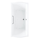 Toto Acrylic Airbath Clayton 7236 Cotton CP Grab Bar R Blower