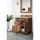 Saddle Brown / Carrara White - 3 Faucet Holes