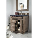 Whitewashed Walnut / Charcoal Soapstone - 3 Faucet Holes
