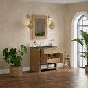 Seaside Oak / Charcoal Soapstone - 3 Faucet Holes