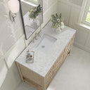 Whitewashed Oak / Eternal Jasmine Pearl - 3 Faucet Holes