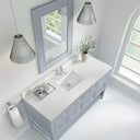 Serenity Blue / White Zeus - 1 Faucet Hole