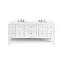 Bright White / White Zeus - 3 Faucet Holes