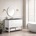 Bright White / Parisien Bleu - 3 Faucet Holes