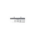 Glossy White / Dusk Grey Glossy - 1 Faucet Hole