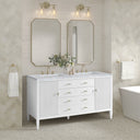 Bright White / Carrara White - 3 Faucet Holes
