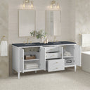 Bright White / Charcoal Soapstone - 3 Faucet Holes
