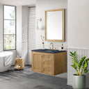 Light Natural Oak / Charcoal Soapstone - 3 Faucet Holes