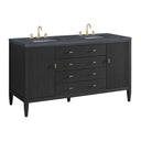 Carbon Oak / Charcoal Soapstone - 3 Faucet Holes