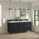Black Onyx / White Zeus - 3 Faucet Holes