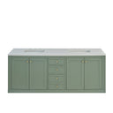 Smokey Celadon / White Zeus - 3 Faucet Holes