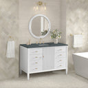 Bright White / Parisien Bleu - 3 Faucet Holes