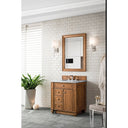 Saddle Brown / Carrara White - 3 Faucet Holes