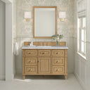 Light Natural Oak / Victorian Silver - 3 Faucet Holes
