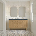 Light Natural Oak / Charcoal Soapstone - 3 Faucet Holes
