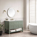 Smokey Celadon / White Zeus - 3 Faucet Holes