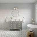 Urban Gray / White Zeus - 1 Faucet Hole