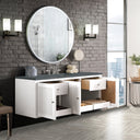 Glossy White / Parisien Bleu - 3 Faucet Holes